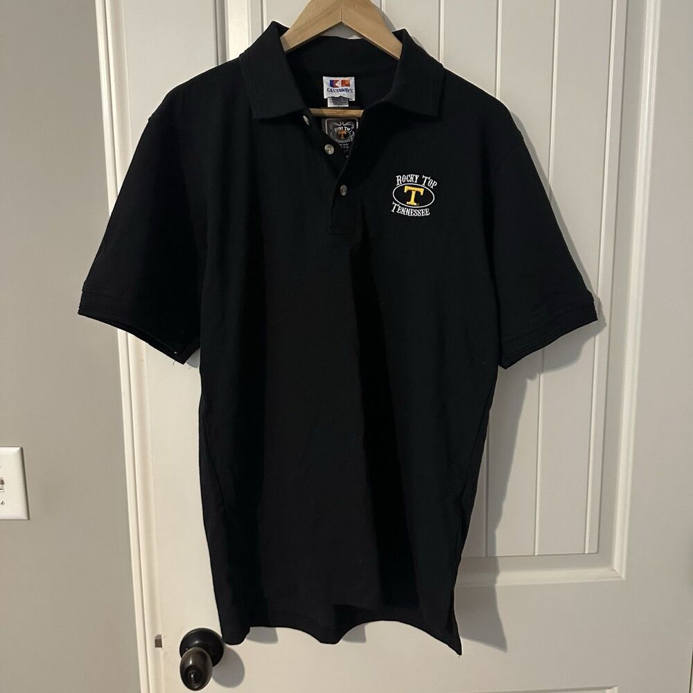NEW Tennessee Volunteers Rocky Top Polo Shirt Castaways Embroidered Mens Medium